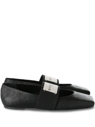 Givenchy Ballerine con cinturino elasticizzato - Nero