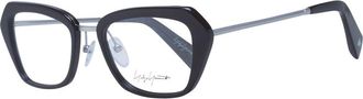 Yohji Yamamoto Black Metal & Plastic Glasses Womens (Frames)