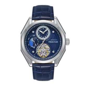 Heritor Antoni 24 Hour Mens Watch in Blue at Nordstrom