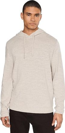 Faherty Slub Cotton Hoodie Mens Clothing Oat Plains Heather : 2XL