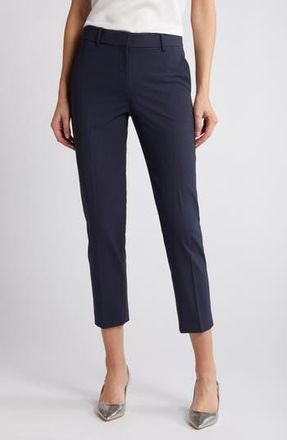 Theory Treeca 2 Crop Suit Pants in Nocturne Navy at Nordstrom Rack, Size 14