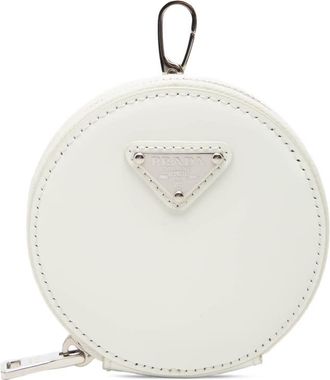 Prada Pre-owned Prada Spazzolato Round Coin Pouch Bag Charm Ladies QNO6VBCC0WYDAO8X