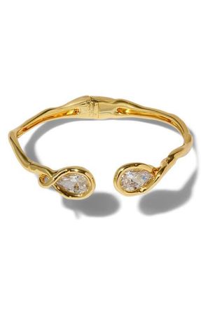 Alexis Bittar Asterales Floating Cuff Bracelet in Gold Stones at Nordstrom