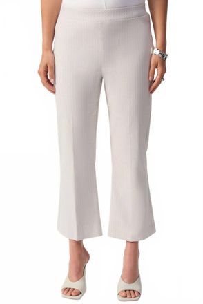 Joseph Ribkoff Straight Mid-Rise Trousers In Grey/white