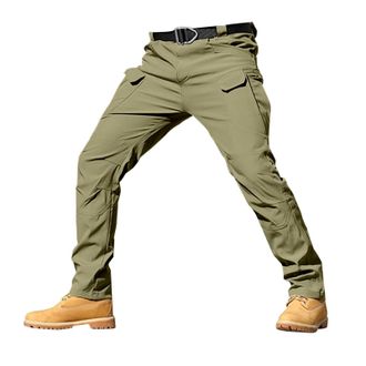 Generic Mens Military Tactical Casual Camouflage Cargo Pants, Casual Combat Camo Work Trousers, Light Softshell Workwear Sweatpant, Outdoor Camping Hiking Wat