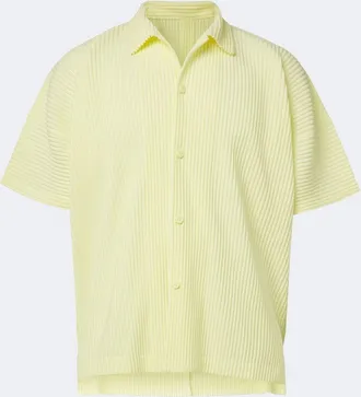 Homme Pliss&eacute; Issey Miyake Homme Pliss&eacute; Issey Miyake Camisa Monthly Colors: August plisada
