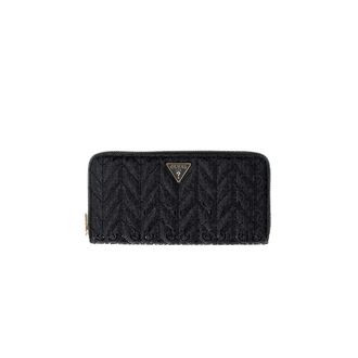 Guess Stacey Slg Large Zip Around - female - Guess - Wallets & Cardholders - Black - ONE SIZE - Accessories