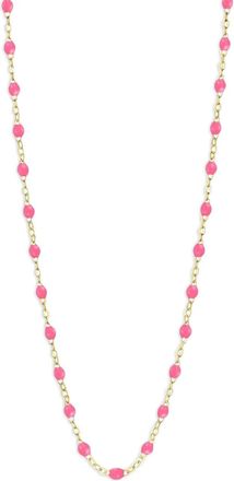 Gigi Clozeau Classic Gigi resin necklace - women - 18kt Yellow Gold/Resin - One Size