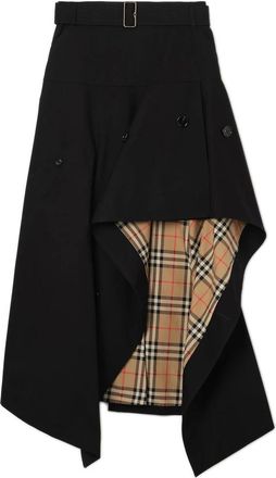Burberry Dames, Rokken, Zwart, Maat: 2XS Katoen
