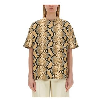 Jil Sander Oversize Cotton T-Shirt - female - Jil Sander - Blouses - Multicolor - S - Blouses & Shirts