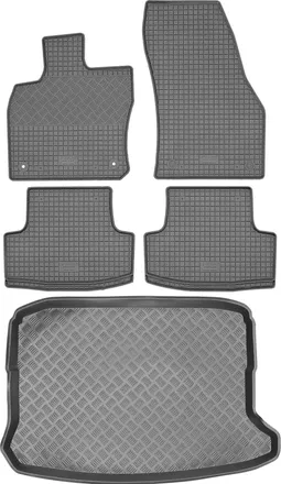 OEM Juego De Alfombrillas De Goma Para Coche Y Alfombrilla Para Maletero Del Seat Ateca Crossover De 2016