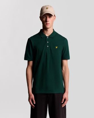 Lyle & Scott Plain Polo Shirt in Dark Green at Nordstrom, Size Xx-Large