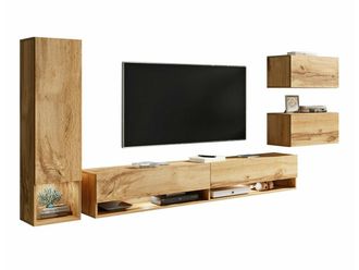 Mirjan24 Mobilier1 - Conjunto De Sal&oacute;n Sarasota 124, Roble Wotan