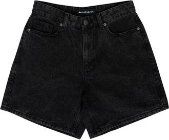 Quiksilver Mom Denim Short Shorts f&uuml;r Damen | schwarz