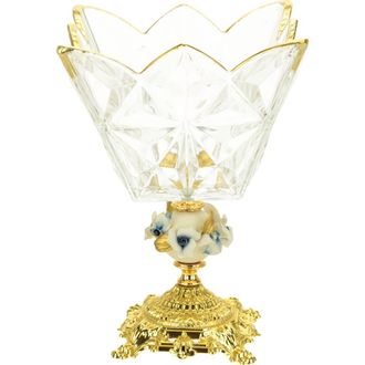 Mark Roberts Footed Crown Bowl in Golden Yellow at Nordstrom