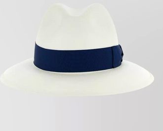 Borsalino amedeo hat wide brim contrasting band