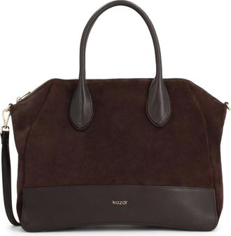 Kazar Tassen, Dames, Bruin, ONE Size, Leer, Avielle Tote