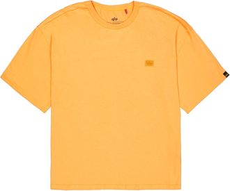 Alpha Industries T-Shirt ALPHA INDUSTRIES Alpha Essentials RL T-Shirt, Herren, Gr. L, orange (tangerine), Obermaterial: 100% Baumwolle, Shirts T-Shirt