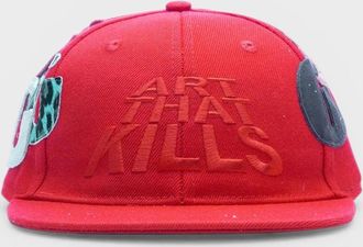 Gallery Dept. Mens ATK G Patch Fitted Cap Red - Size: 7 3/4