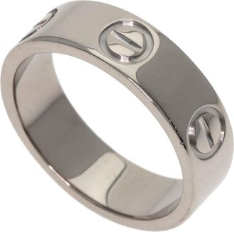 Cartier White Gold White Gold (18K) Band Ring (Pre-Owned)