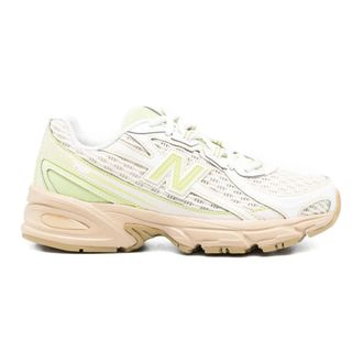 New Balance Running Shoes, unisex, Green, Size: 6 1/2 US 740 Knit