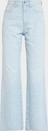 Veronica Beard Taylor Wide-Leg Jeans