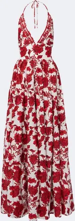 Alexandra Miro Clover floral cotton and silk maxi dress