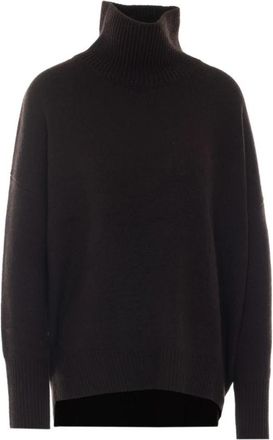Lisa Yang Heidi Trui - Dames - Cashmere truien - Bruin - S - Kasjmier - Truien & Vesten