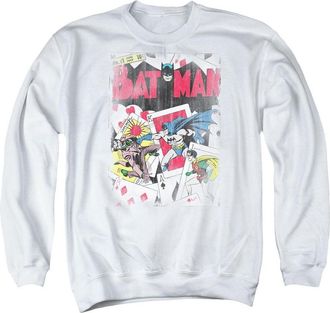 Gildan DC Comics Number 11 Distressed Adult Crewneck Sweatshirt