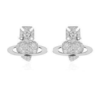 Vivienne Westwood Agnatha Earrings - Dames - Oorbellen - Grijs - ONE Size - Accessoires