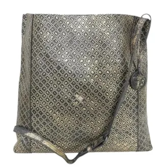 Bottega Veneta Pre-owned Cross Body Bags, female, Gray, Size: ONE SIZE Pre-owned Vintage Shoulder Bag