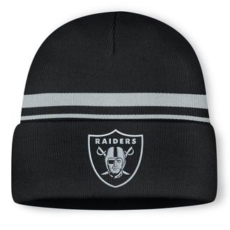 Nike Las Vegas Raiders Primetime Utility Nike Mens NFL Cuffed Beanie in Black | NF40056Y8D-10L