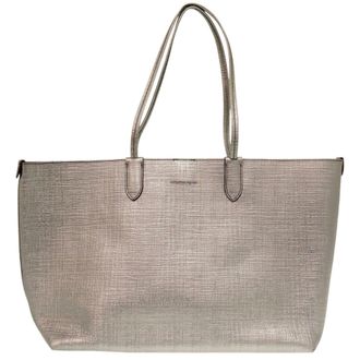 Alexander McQueen Alexander Mcqueen Silver Pouch Tote Bag (Pre-Owned)