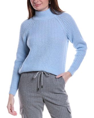 PESERICO Alpaca & Wool-Blend Mock Neck Sweater