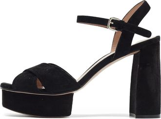 Stuart Weitzman Sandali in pelle con tacco 115mm - Nero