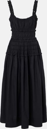 D&ocirc;en D&ocirc;en Abito midi Marianne in popeline di cotone