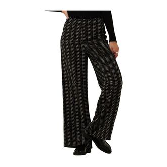 Notes du Nord Dames, Broeken, Zwart, Maat: S