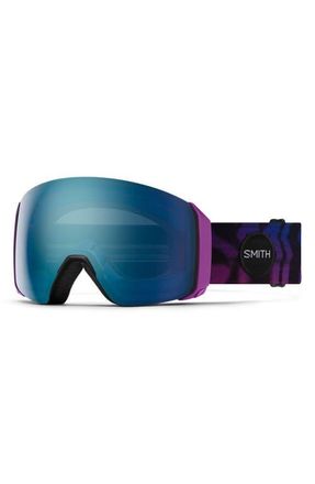 Smith 4D MAG XL Low Bridge Fit ChromaPop Snow Goggles in Copy Cat/chromapop Blue at Nordstrom