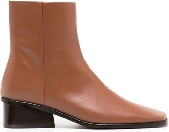 Rejina Pyo Rise leather ankle boots - women - Leather - 36 - Brown