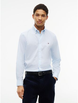 Tommy Hilfiger Mens Regular Fit Gingham Shirt - Sweet Blue - XXL
