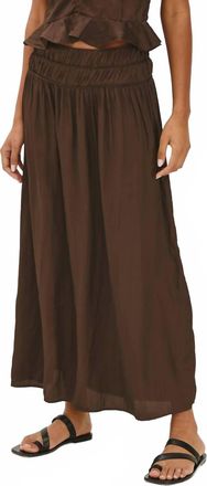 Rails Nara Midi Skirt In Espresso