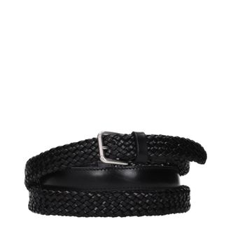 Dolce & Gabbana Dolce&Gabbana Herrens G&uuml;rtel Leder Schwarz