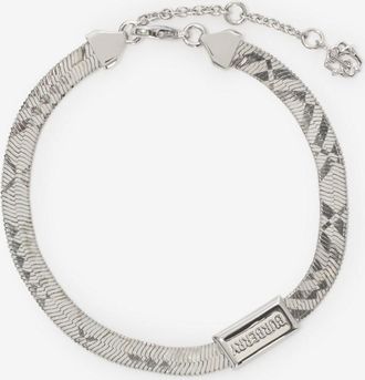 Burberry Engraved Check Bracelet