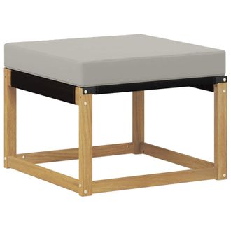 vidaXL Reposapi&eacute;s De Exterior Madera Maciza De Acacia Y Tela Textilene Vidaxl
