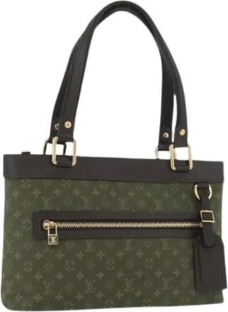 Louis Vuitton Pre-owned Handbags, female, Green, Size: ONE SIZE Pre-owned Monogram Mini Canvas Hand Bag