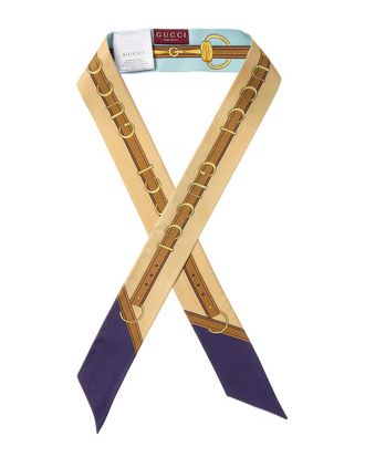 Gucci Silk Twill Scarf