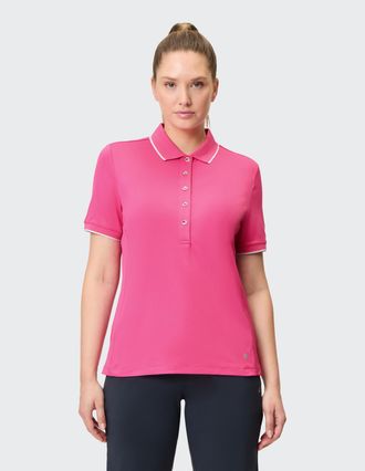 Joy Poloshirt JOY SPORTSWEAR MARIA, Damen, Gr. 36, rosa (fuchsia rot), Obermaterial: 88% Polyamid, 6% Elasthan, 6% Polyester, Shirts Poloshirt