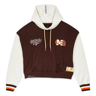 Nike Jordan (WMNS) Air Jordan x Maison Chateau Rouge Crossover Colorblock Splicing Hoodie Asia Edition Brown DJ9763-203