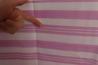 Dolce & Gabbana Pink White Striped Cannes Wrap Shawl Womens Scarf (Pre-Owned)