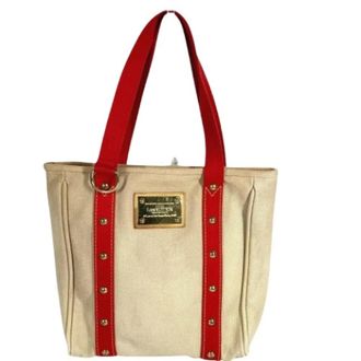 Louis Vuitton Pre-owned Tote Bags, female, Beige, Size: ONE SIZE Pre-owned Tote Bag